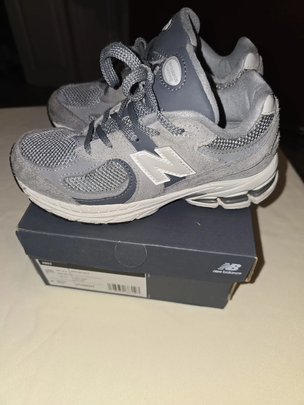 New Balance Kids' Grey Athletic Sneakers